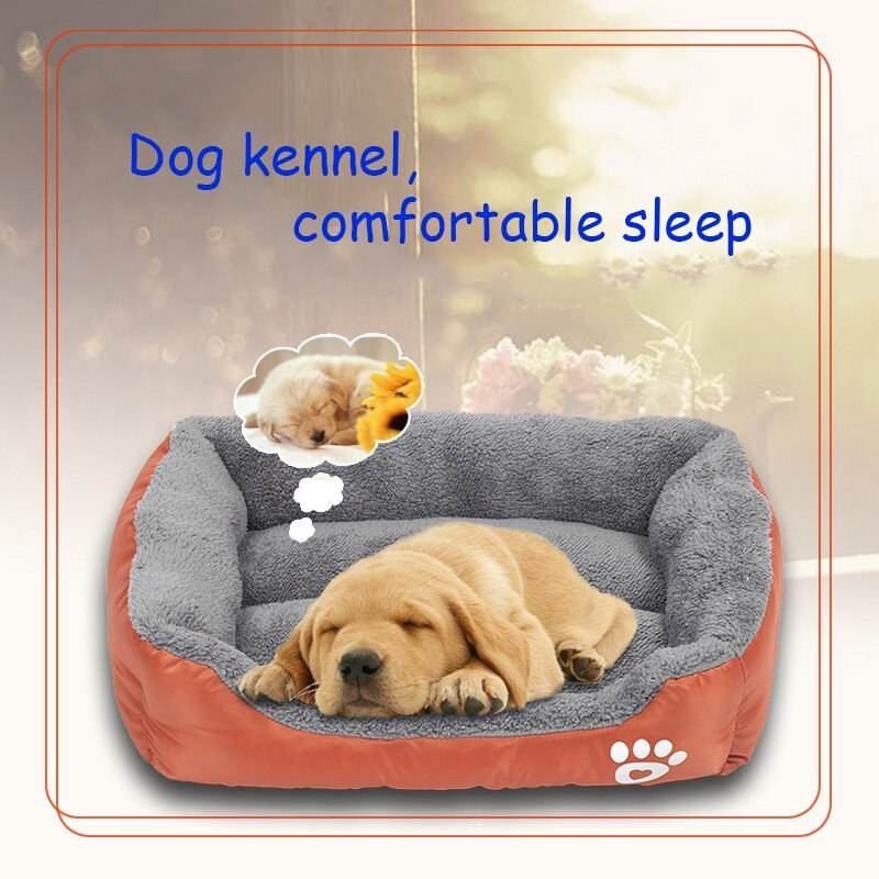Pet Cat Dog Bed Warm Dog House Soft Fleece Nest Dog Baskets Mat Autumn Winter Waterproof Kennel S/M/L - Nai Pet Store