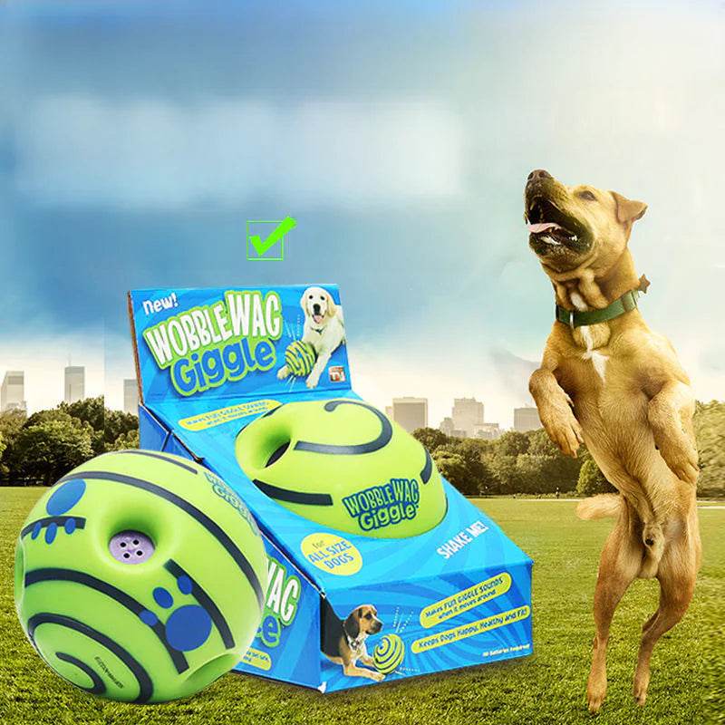 Pet Toy for Dogs - Interactive Chew Ball with Sound - Nai Pet Store