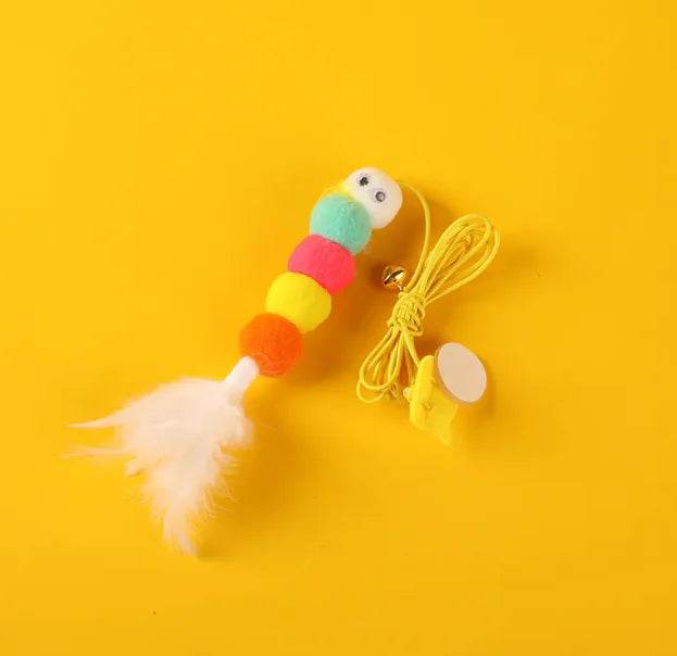 Feather Bell Cat Teaser Toy - Nai Pet Store