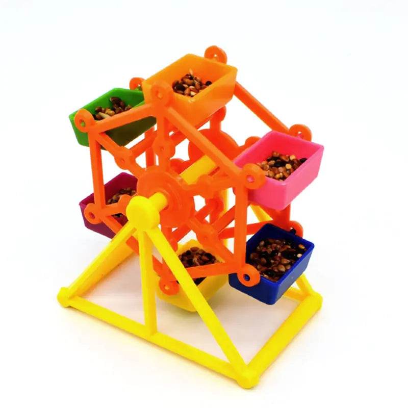 Colorful Parrot Foraging Toy for Intelligence Growth - Nai Pet Store
