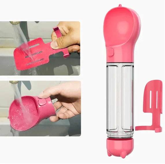 3-in-1 Portable Dog Water Bottle and Food Dispenser - Nai Pet Store