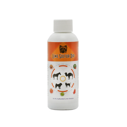 Healthy Paw Life Concentrated Lime Sulfur Dip for pet grooming