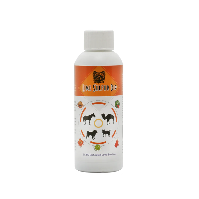 Healthy Paw Life Concentrated Lime Sulfur Dip for pet grooming