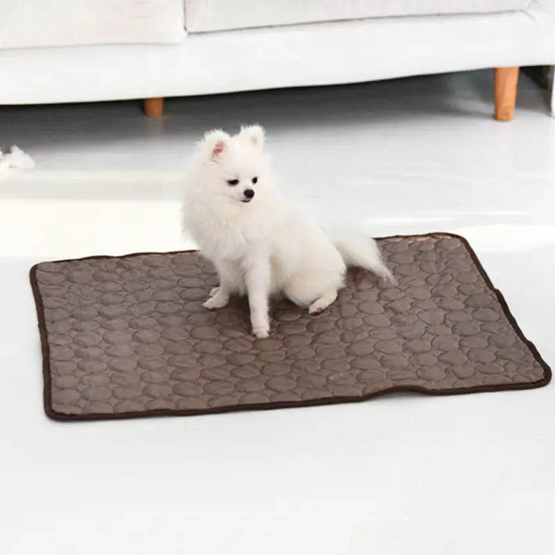 Cooling Ice Silk Mat for Summer Pet Comfort - Nai Pet Store