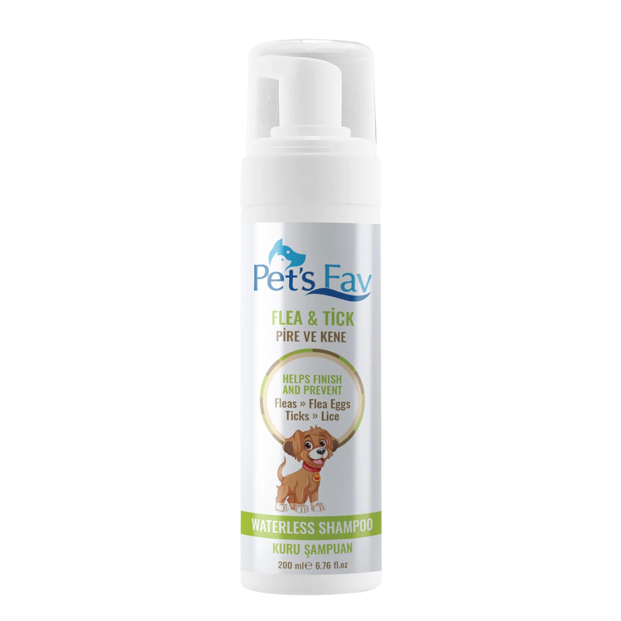 Flea and Tick Waterless Foam Dog Shampoo