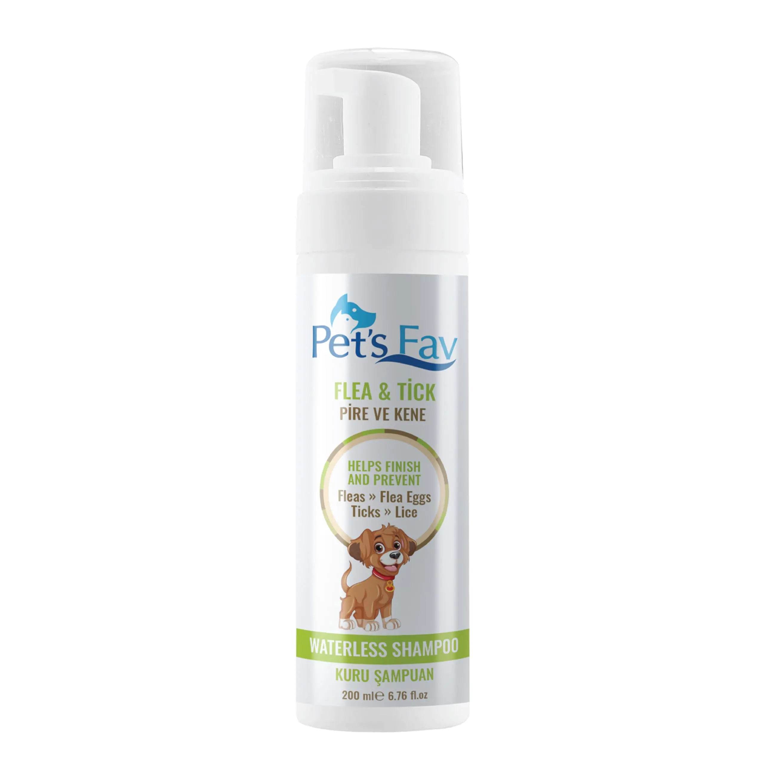 Flea and Tick Waterless Foam Dog Shampoo - Nai Pet Store