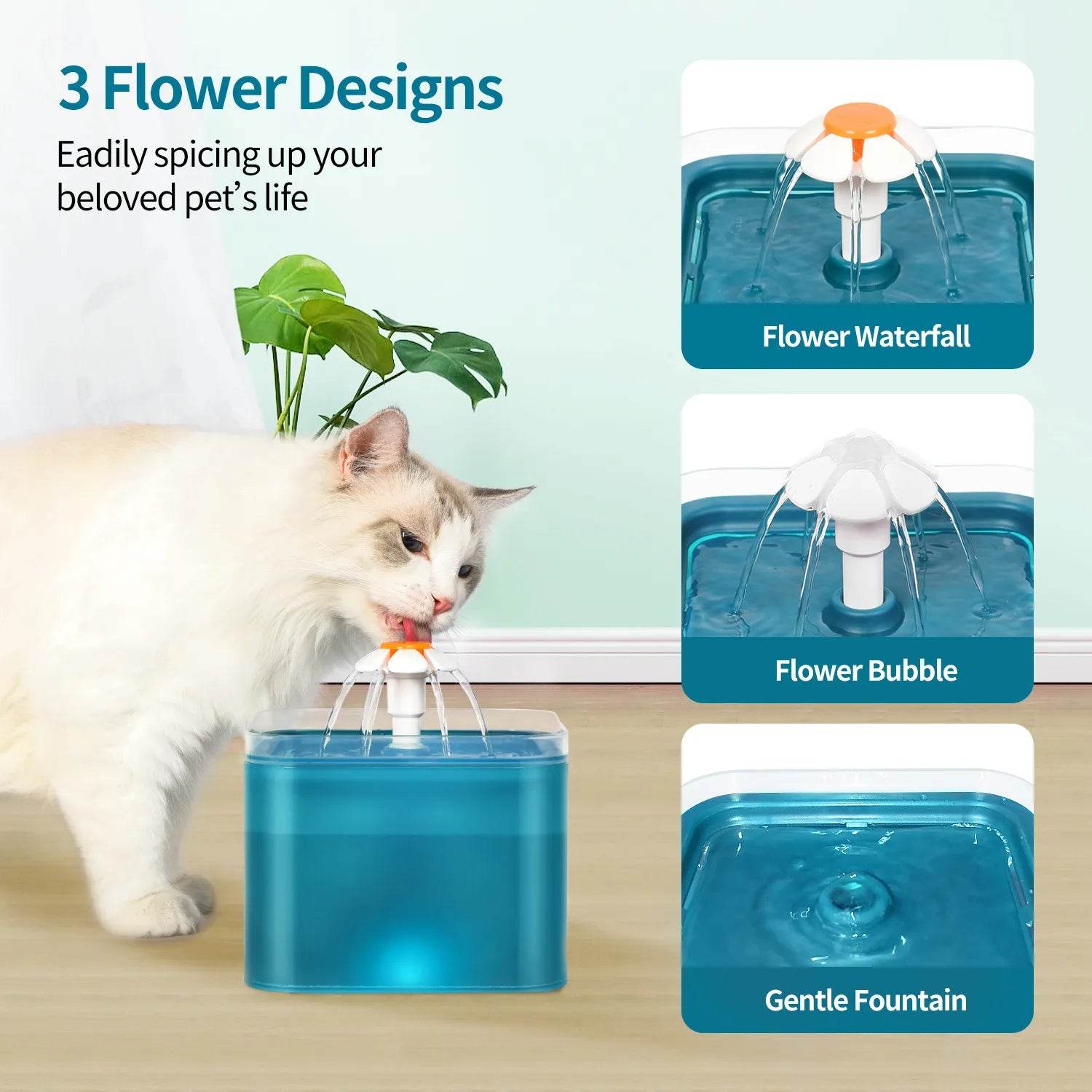 Automatic Circulating Pet Water Dispenser - Nai Pet Store
