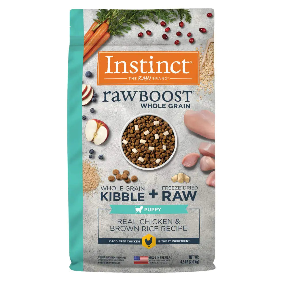 Instinct Raw Boost Puppy Natural Dry Dog Food  4.5 lb. Bag