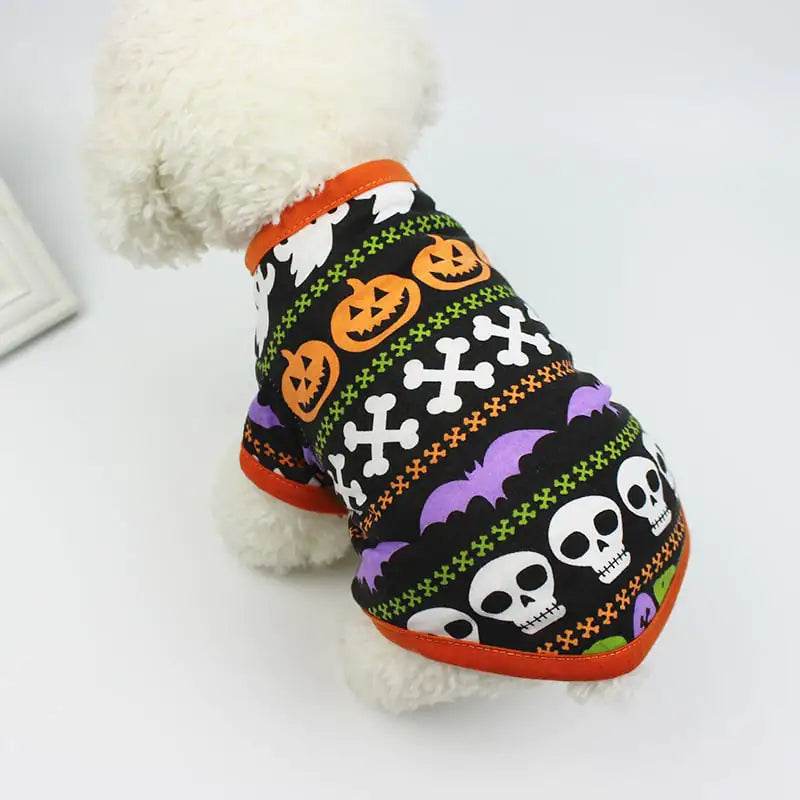 Cartoon Print T-Shirt for Teddy Pet Clothing - Nai Pet Store