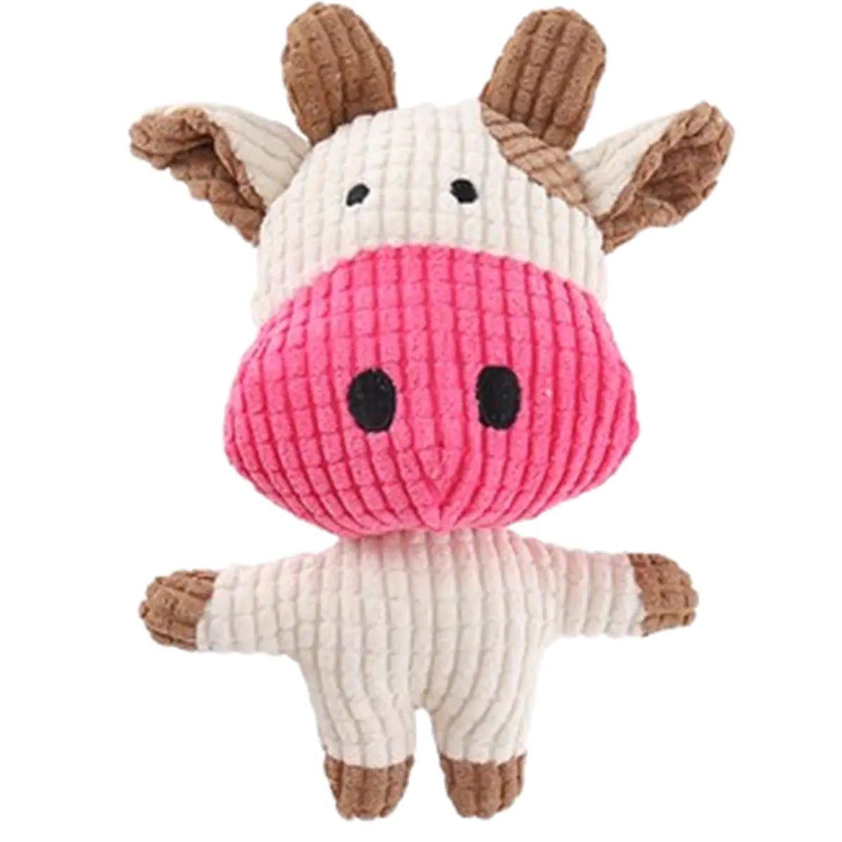 TIKSON Dog Toy Stuffed Animal Rabbit Plush Squeaking