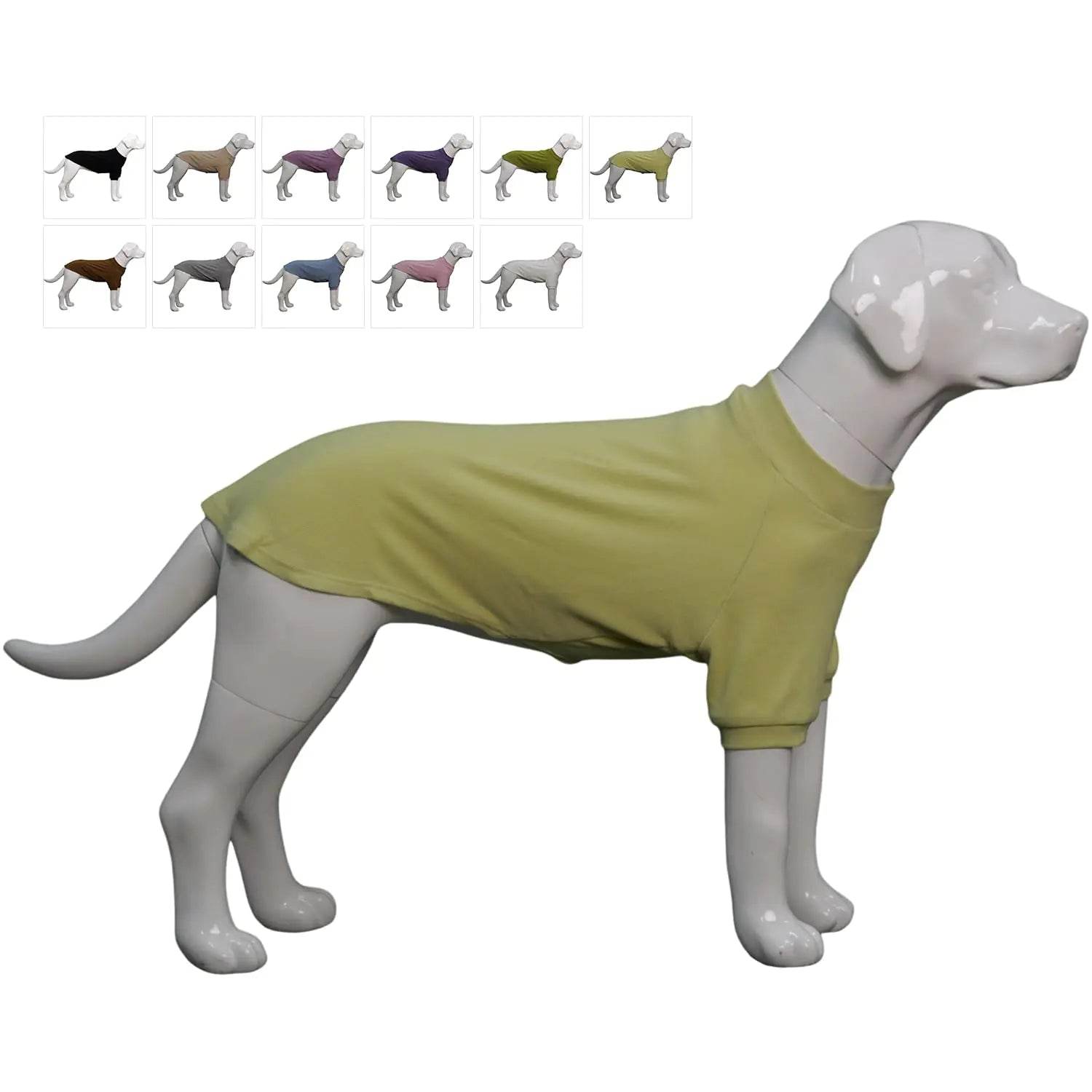 Lovelonglong Ribbed Dog T-Shirt Cotton Knitted - Nai Pet Store