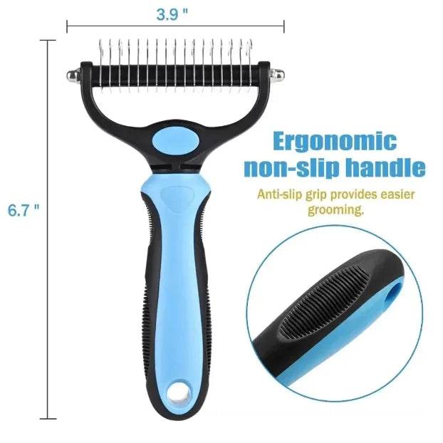 Professional Double-Sided Pet Grooming Brush - Nai Pet Store