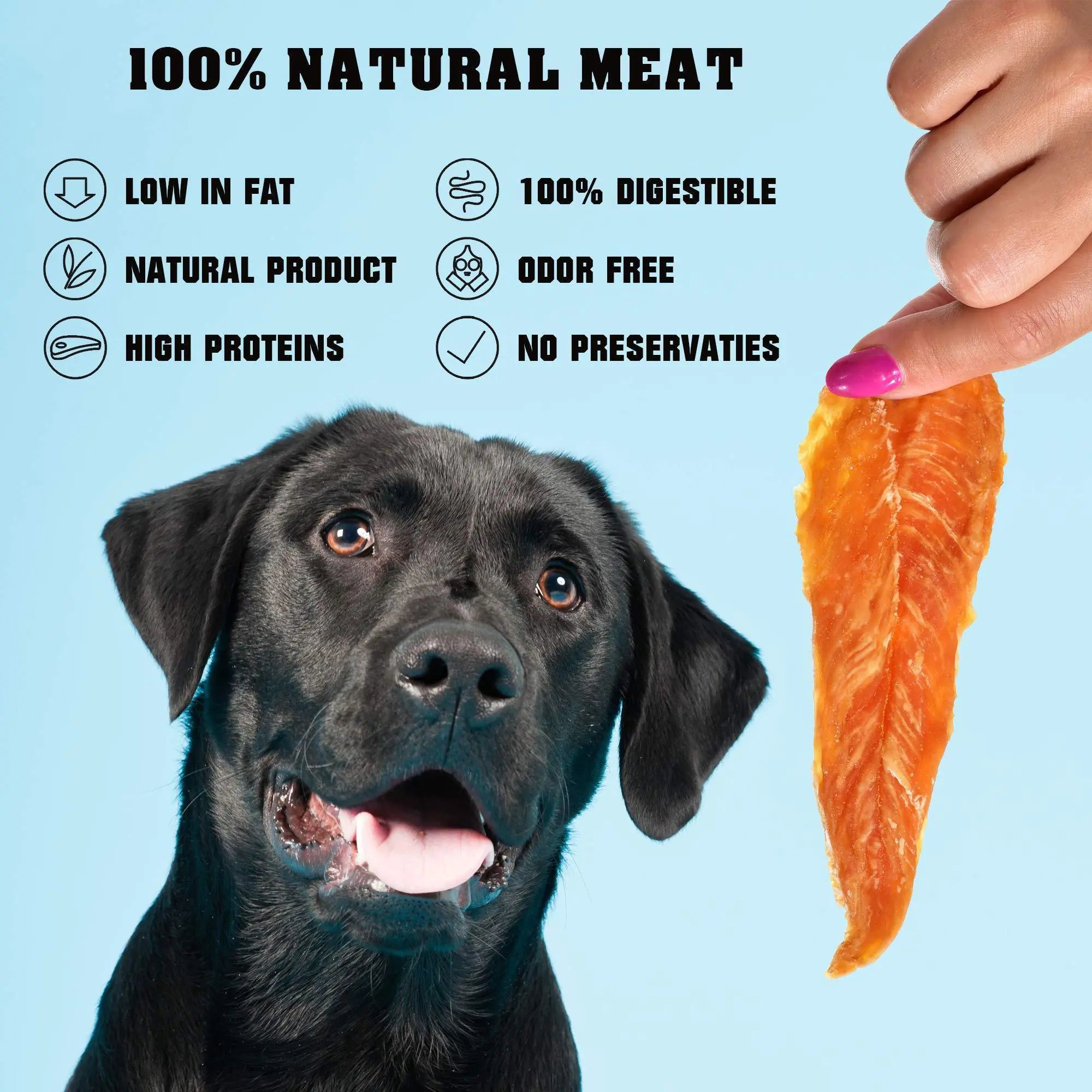 Chicken Jerky Dog Treats 1.5 Lb Human Grade Pet Snacks