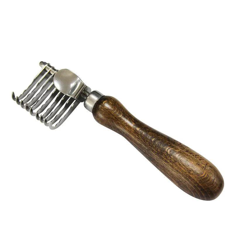 Walnut Knot Comb for Pet Grooming - Nai Pet Store