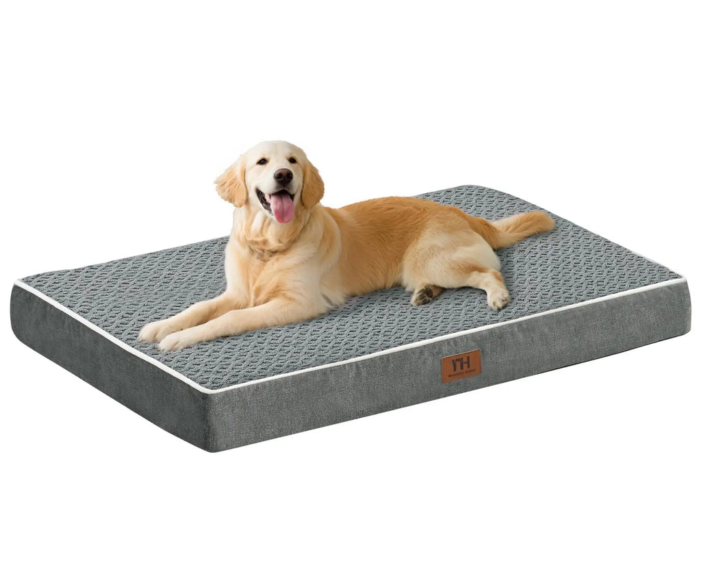 Dog Beds Large Sized DogXL Orthopedic Washable & Waterproof Dog Crate Bed