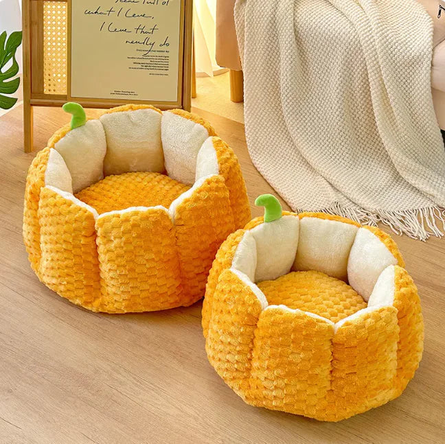 Pumpkin Cat Nest Bed