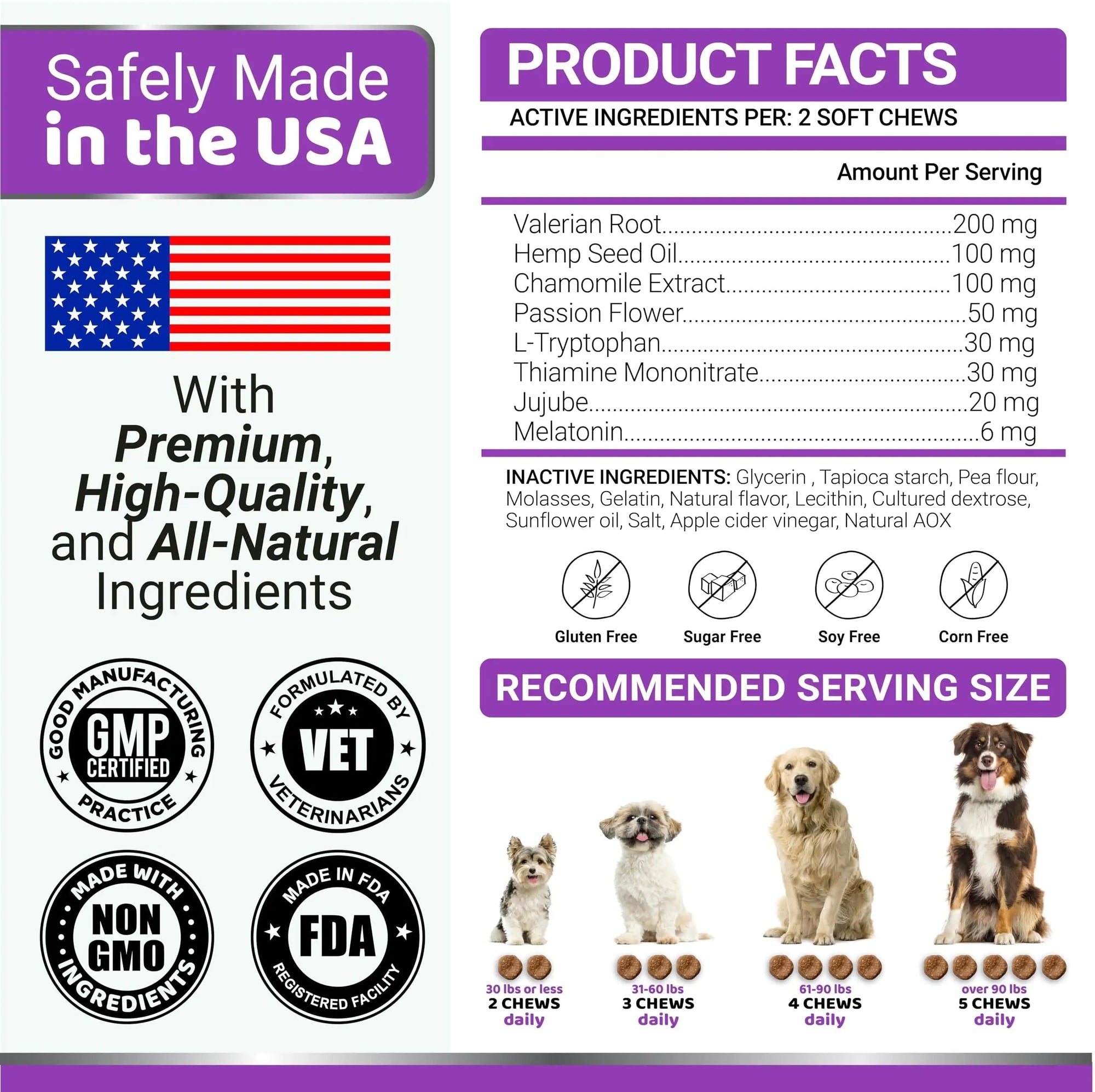 Melatonin Calming Chews for Dogs