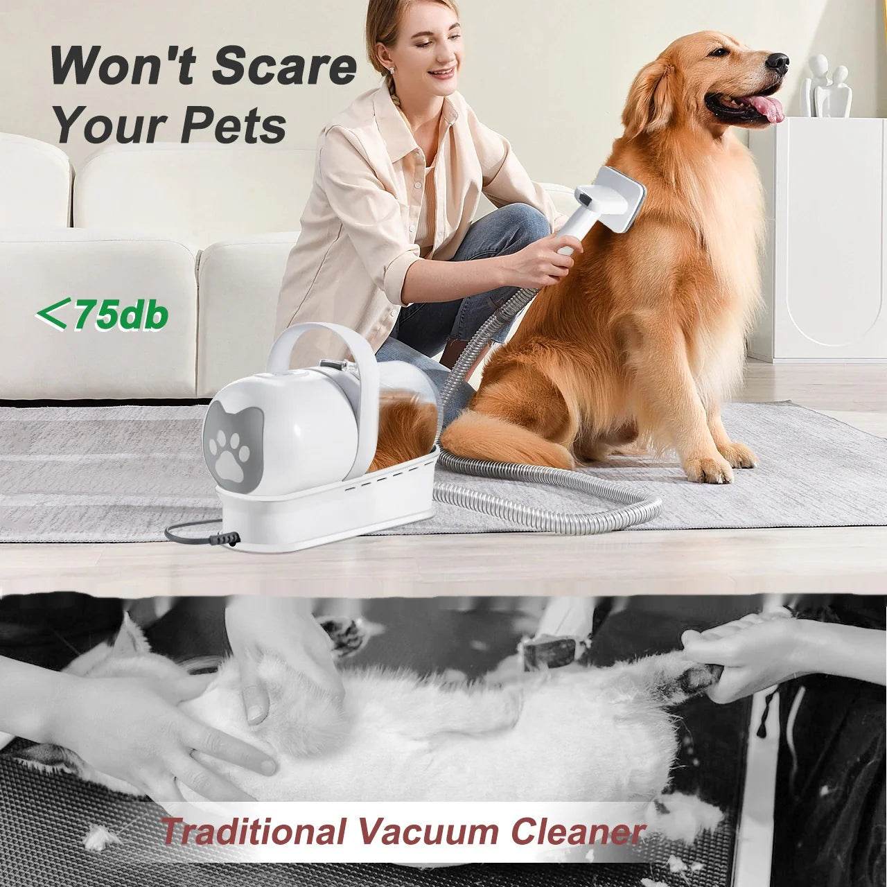 Vacuum Trimming 7-in-1 Multifunctional Pet Grooming Device - Nai Pet Store